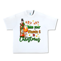 White take your vitamin c in christmas Urban Heavy Tee - AdoDesignShop