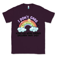 Plum i dont care how you were raised Classic Tee - MaliasSmallBusiness