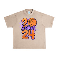 French Oak senior 2024 basketball Urban Heavy Tee - MaliasSmallBusiness