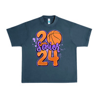 Midnight Navy senior 2024 basketball Urban Heavy Tee - MaliasSmallBusiness