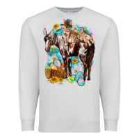 Happy Easter Day Rodeo Premium Sweatshirt | Teevron