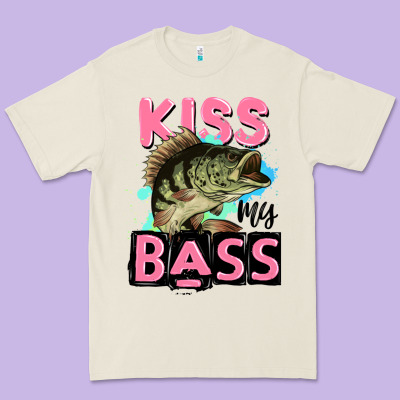 Kiss My Bass Premium Tee Designed By Jahusdesignshop