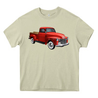 Mossy western red truck right 34 view 1 Heavy Core Tee - FaDigitalArtStudio