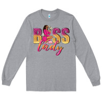 Boss Lady Afro Woman Long Sleeve Tee | Teevron