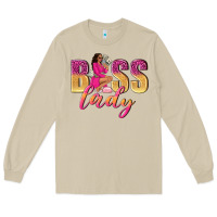 Mushroom boss lady afro woman Long Sleeve Tee - NancyCooperArtShop