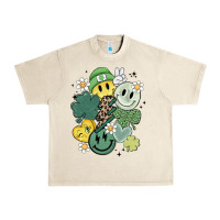Sandshell st patricks day green smile Urban Heavy Tee - MaliasSmallBusiness