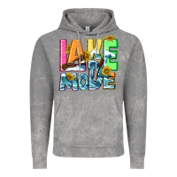 Cloud Rock Lake mode summer Vintage Hoodie - NancyCooperArtShop