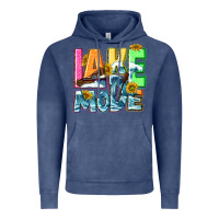 Vintage Denim Lake mode summer Vintage Hoodie - NancyCooperArtShop