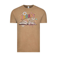 Vintage Coffee library kid Vintage Tee - MaliasSmallBusiness