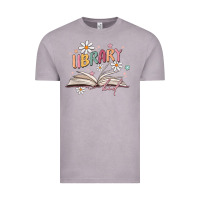 Vintage Zinc library kid Vintage Tee - MaliasSmallBusiness