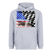 Heather Grey racing checkered flag tumbler tbs Heavyweight Hoodie - TumblerDesignByShophia