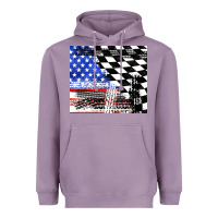 Lavender racing checkered flag tumbler tbs Heavyweight Hoodie - TumblerDesignByShophia