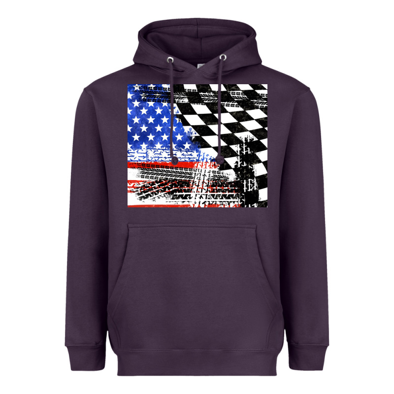 Racing Checkered Flag Tumbler Tbs Heavyweight Hoodie by TumblerDesignByShophia | Teevron