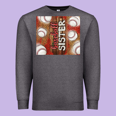 Baseball Sister Premium Sweatshirt Designed By Tumblerdesignbyshophia