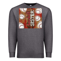 Charcoal Heather baseball sister Premium Sweatshirt - TumblerDesignByShophia