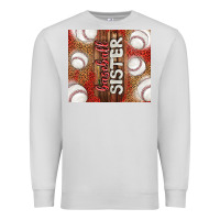 Dove Grey baseball sister Premium Sweatshirt - TumblerDesignByShophia