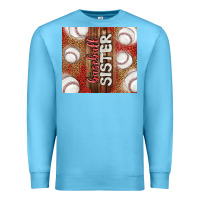 Ocean Blue baseball sister Premium Sweatshirt - TumblerDesignByShophia