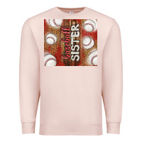 Pale Pink baseball sister Premium Sweatshirt - TumblerDesignByShophia