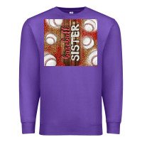Purple baseball sister Premium Sweatshirt - TumblerDesignByShophia