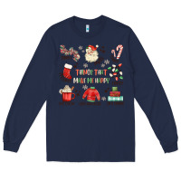 Navy thing that make me happy Long Sleeve Tee - MaliasSmallBusiness