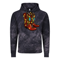 Cloud Black Western Christmas Boots Vintage Hoodie - RanaPortraitStore