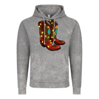 Cloud Rock Western Christmas Boots Vintage Hoodie - RanaPortraitStore