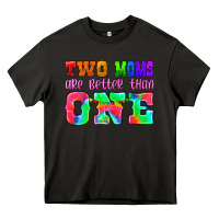 Asphalt two moms are better than one Heavy Core Tee - HRA Design Shop