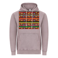 Vintage Zinc Christmas lights serape Vintage Hoodie - BarkalooDesign