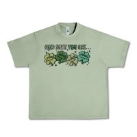 Oil Green god says i am patrick's day Urban Heavy Tee - MaliasSmallBusiness