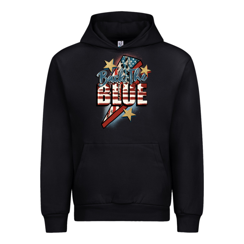 Back The Blue Urban Hoodie by FaDigitalArtStudio | Teevron