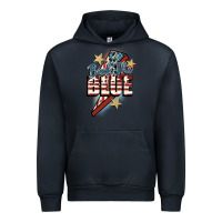Navy Back the blue Urban Hoodie - FaDigitalArtStudio