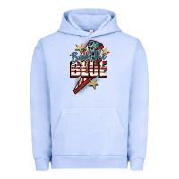 Pigment Grape Ice Back the blue Urban Hoodie - FaDigitalArtStudio