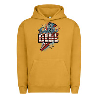 Pigment Peanut Butter Back the blue Urban Hoodie - FaDigitalArtStudio