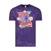 Cloud Purple bookish passport Vintage Tee - MaliasSmallBusiness