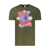 Vintage Olive bookish passport Vintage Tee - MaliasSmallBusiness