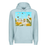 Blue Mist spread kindness with dandelions Premium Hoodie - TumblerDesignByShophia