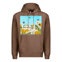 Chestnut spread kindness with dandelions Premium Hoodie - TumblerDesignByShophia