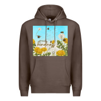 Coffee spread kindness with dandelions Premium Hoodie - TumblerDesignByShophia