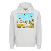 Dove Grey spread kindness with dandelions Premium Hoodie - TumblerDesignByShophia