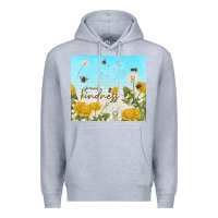 Heather Grey spread kindness with dandelions Premium Hoodie - TumblerDesignByShophia