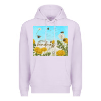 Lilac spread kindness with dandelions Premium Hoodie - TumblerDesignByShophia