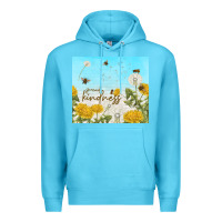 Ocean Blue spread kindness with dandelions Premium Hoodie - TumblerDesignByShophia