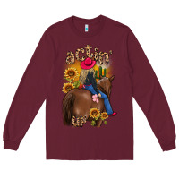 Burgundy actin up malias Long Sleeve Tee - MaliasSmallBusiness