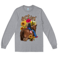 Heather Grey actin up malias Long Sleeve Tee - MaliasSmallBusiness