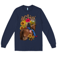 Navy actin up malias Long Sleeve Tee - MaliasSmallBusiness
