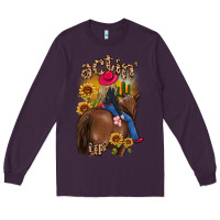 Plum actin up malias Long Sleeve Tee - MaliasSmallBusiness