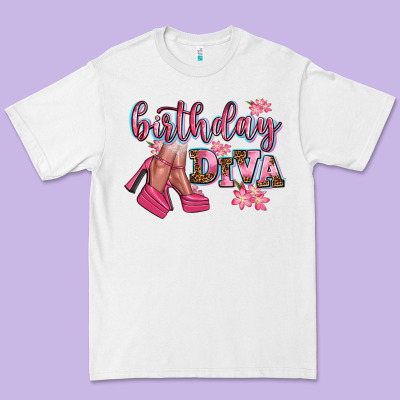 Birthday Diva Premium Tee Designed By Adodesignshop