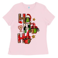 Bubblegum Pink ho ho ho afro gnomes Ladies Tee - FaDigitalArtStudio