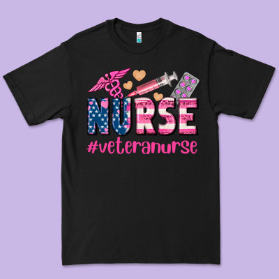 Veteran Nurse Premium Tee Designed By Adodesignshop