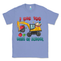 Colony Blue i dig 100 days of school excavator Classic Tee - MaliasSmallBusiness